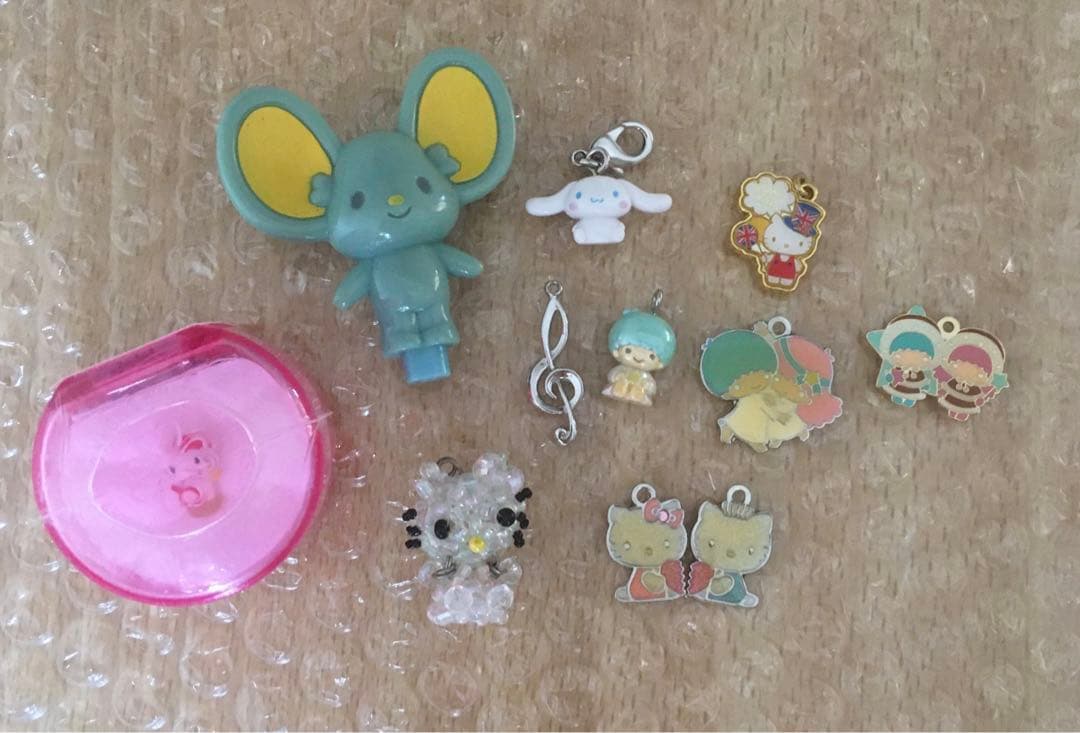 サンリオ ♡ ハローキティ シナモロール ストラップ キキララ レア 平成レトロ