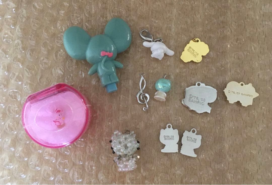 サンリオ ♡ ハローキティ シナモロール ストラップ キキララ レア 平成レトロ