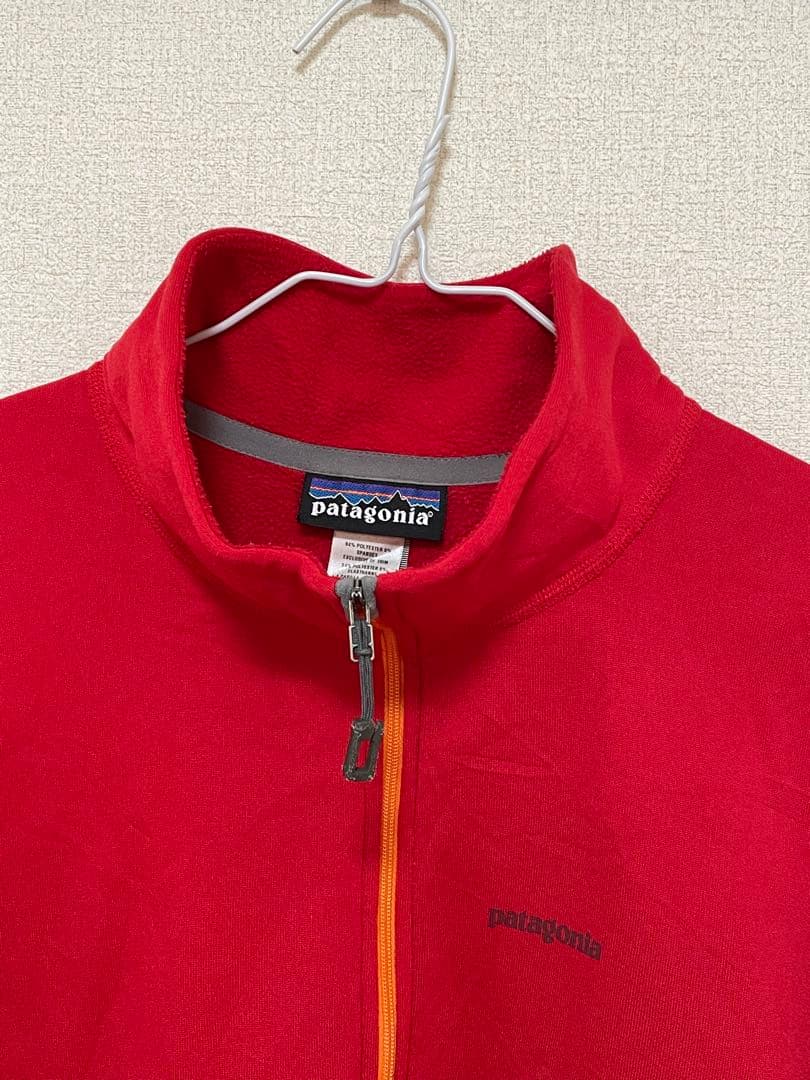 patagonia レッド ジップアップ フリーズウェア　XXL