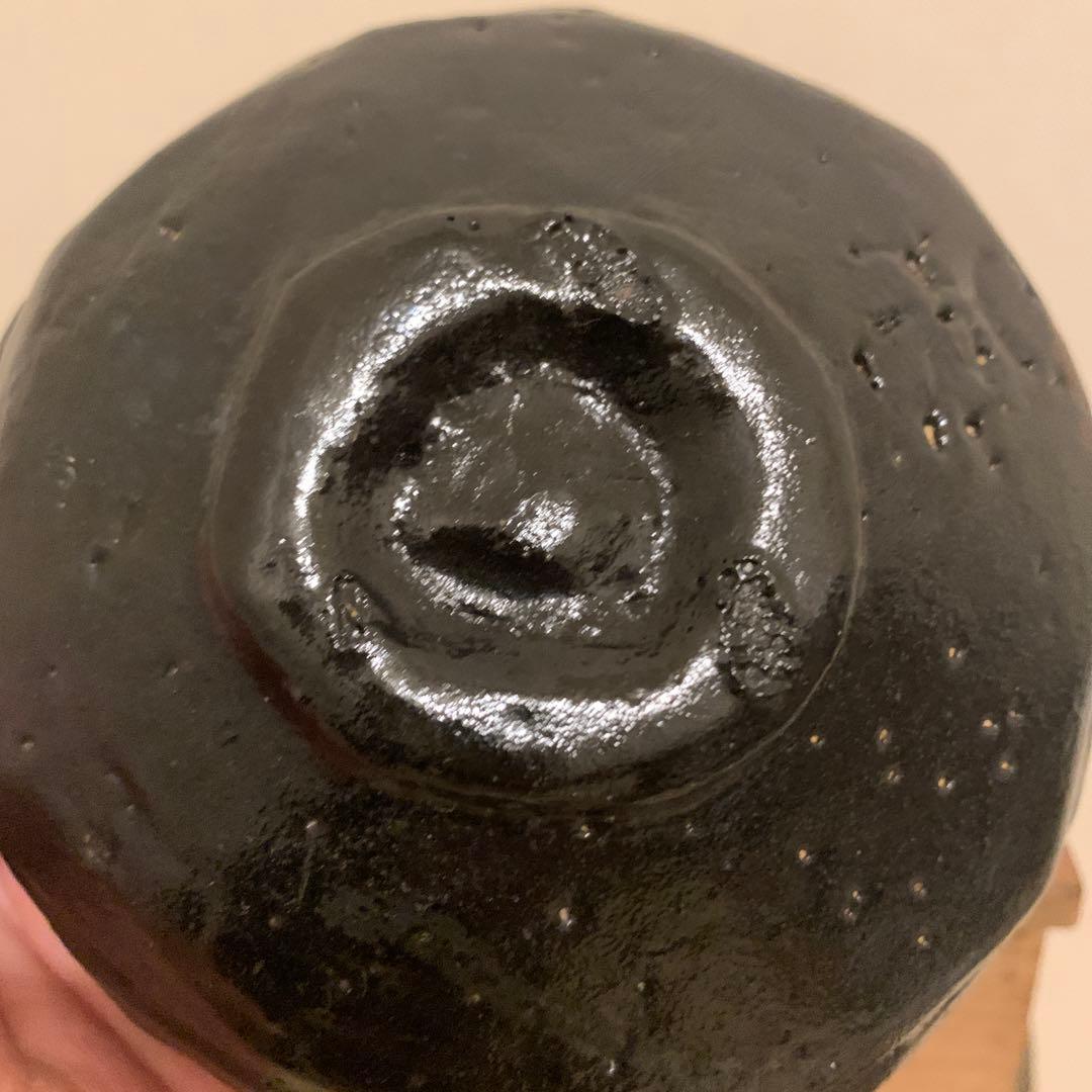 抹茶碗　星凰造　黒楽　アンティーク　1客