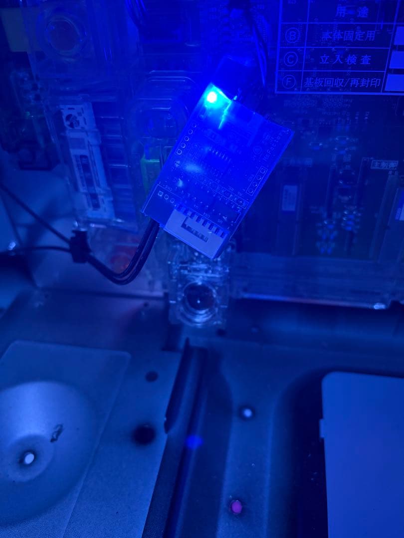 防振りスロット実機　データカウンター対応ユニット付き