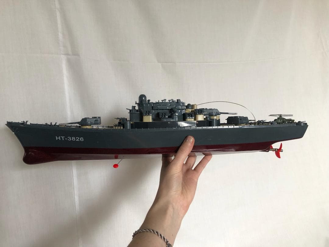 ＲＣ戦艦 - 弁慶　ラジコン　動作品　サイズ約63cm(箱) 新電池付き