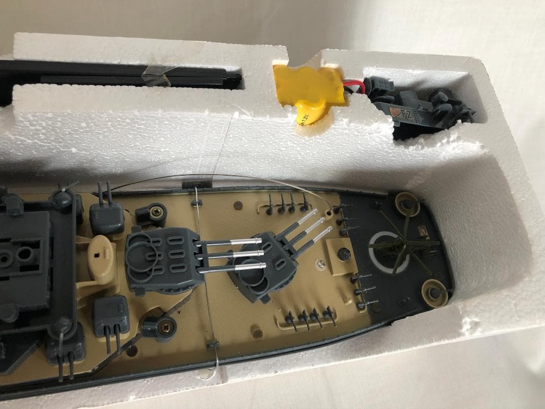 ＲＣ戦艦 - 弁慶　ラジコン　動作品　サイズ約63cm(箱) 新電池付き