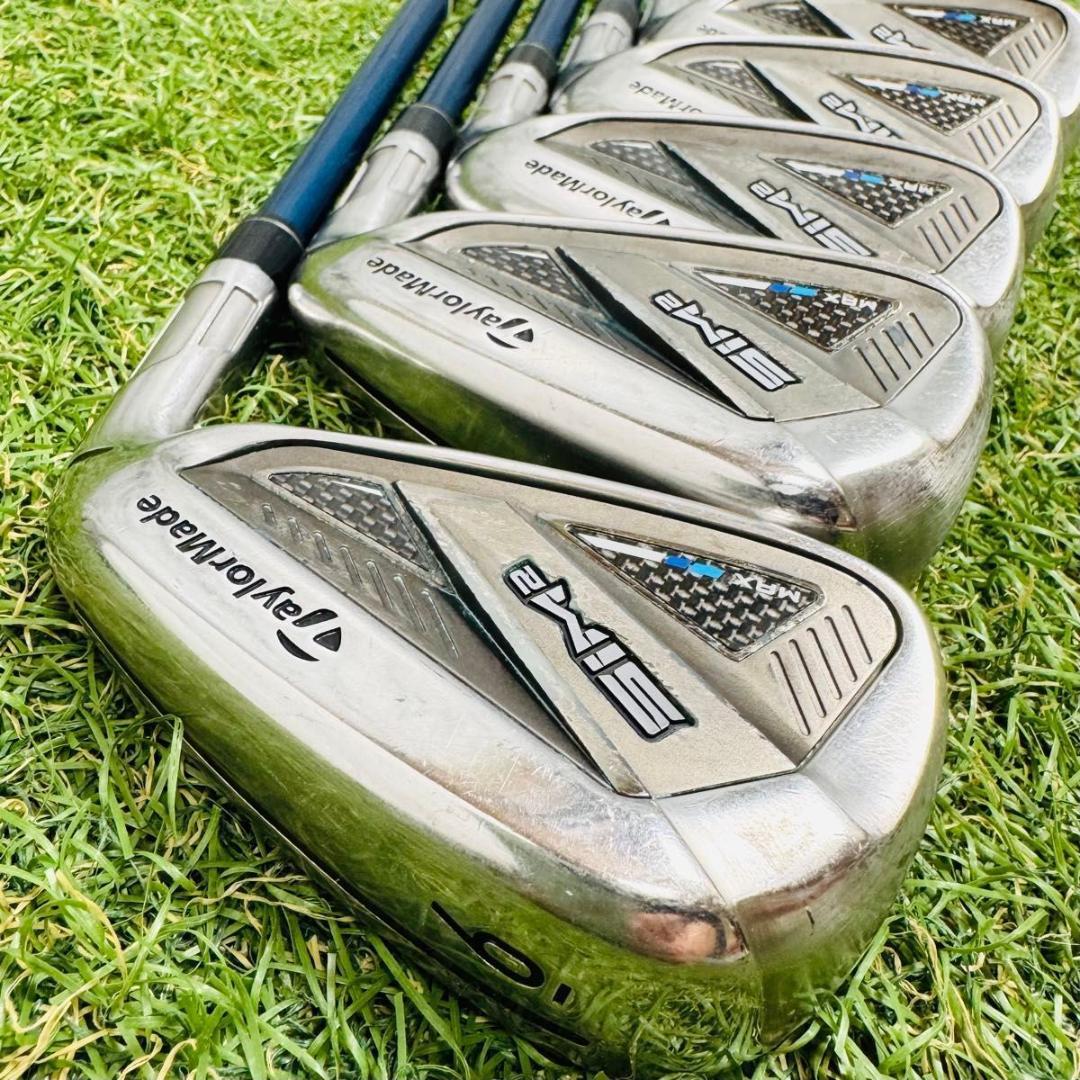 【初心者推奨】テーラーメイド シム2マックス メンズアイアンセット 5本 R