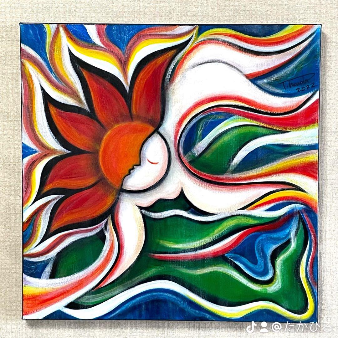 【Kiss】 アクリル画 原画販売です(^^) 2022