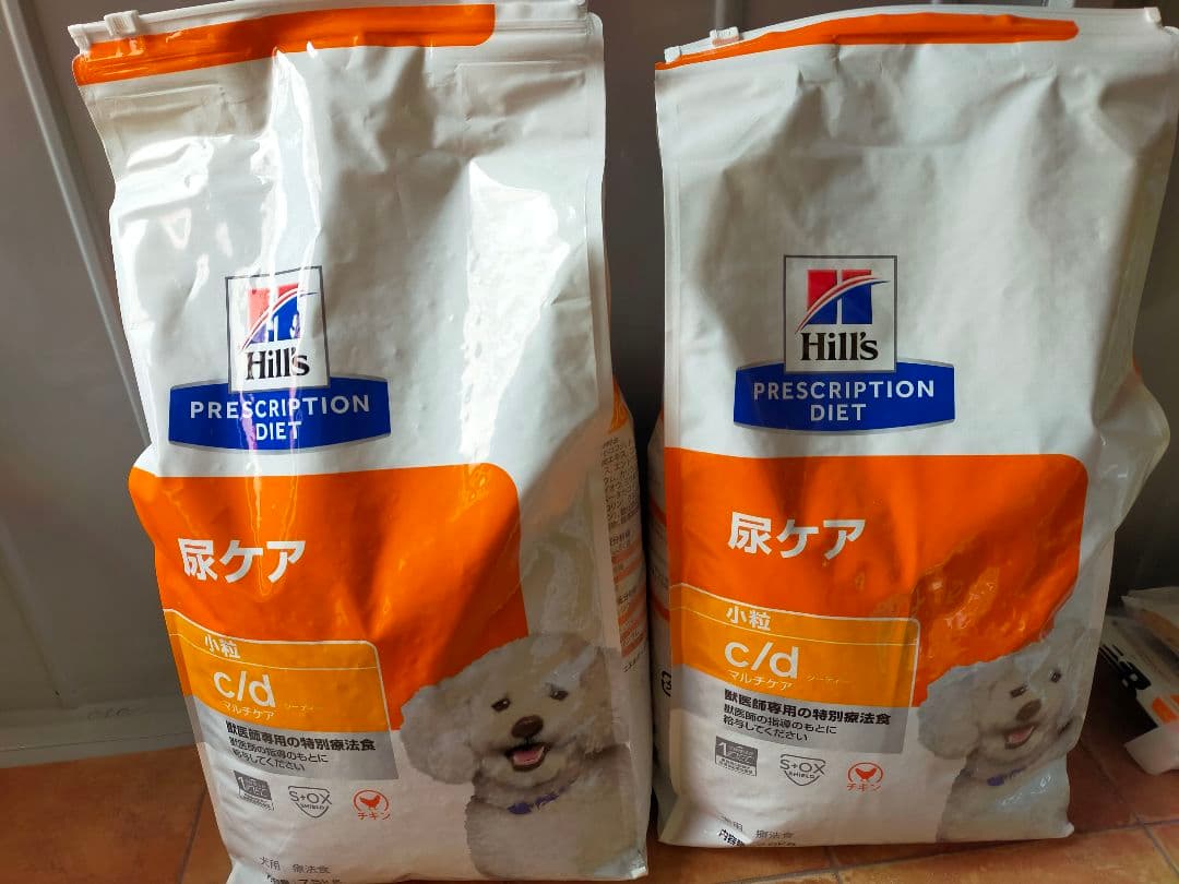 ヒルズプリスクリプションダイエットドッグフードc/dチキン尿ケア7.5kgx2袋