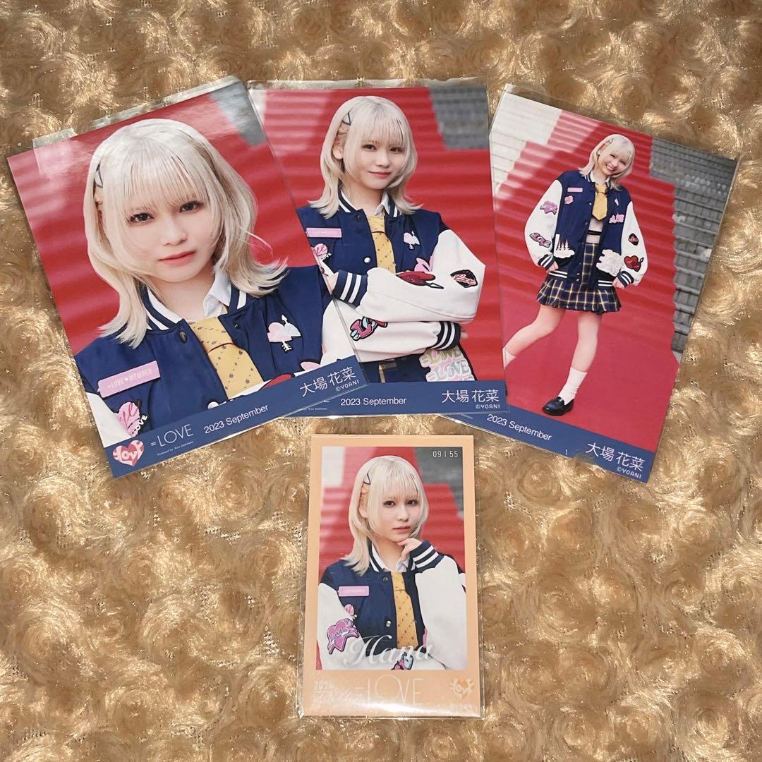 =LOVE イコラブ 生写真 コンプリート ミニフォト 大場花菜 ヒロインズ