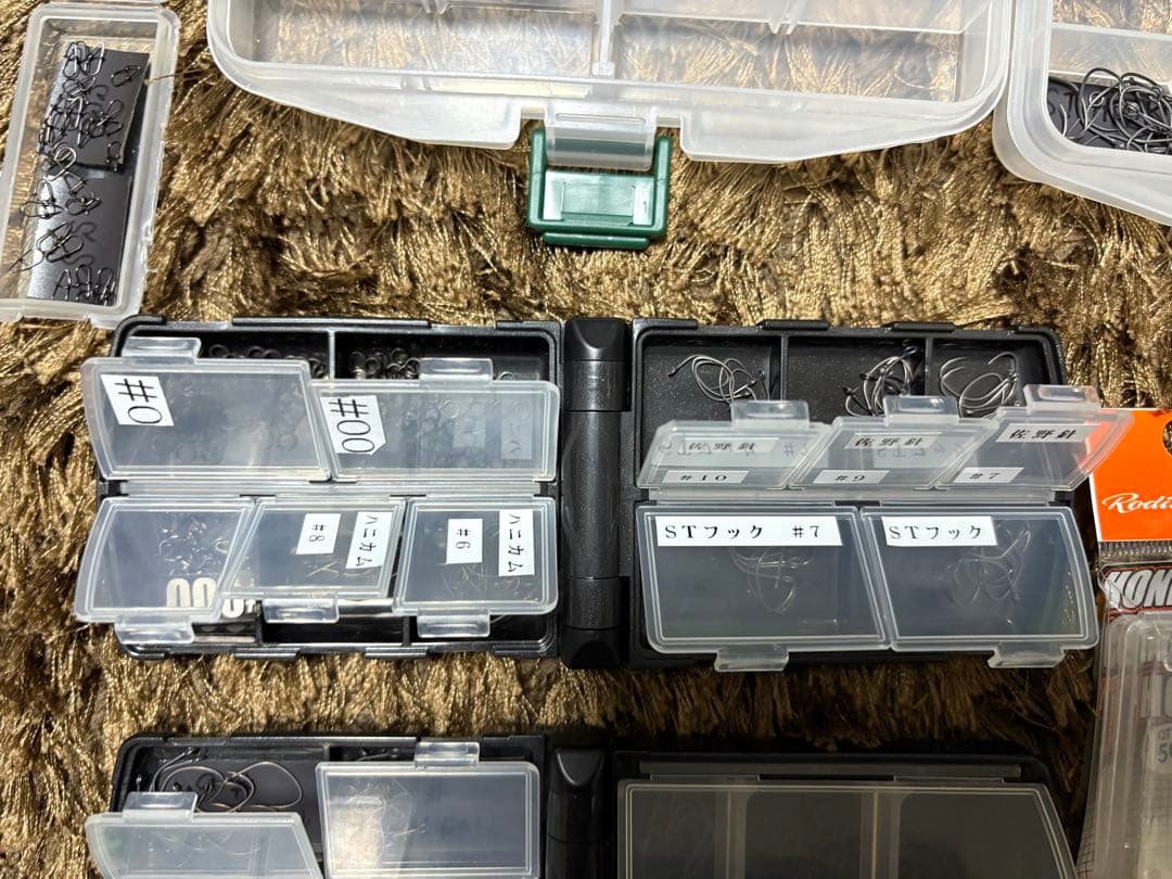 エリアトラウト フック&フックケース&ライン等 トラウトツールまとめ売り