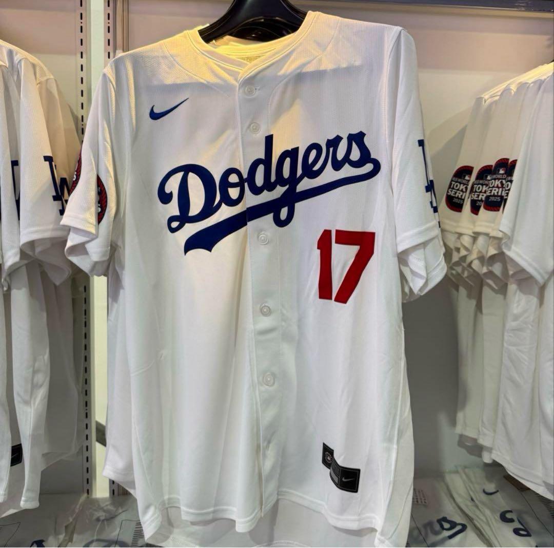 【新品未開封】ドジャース 東京シリーズ 大谷翔平 リミテッドユニフォーム L