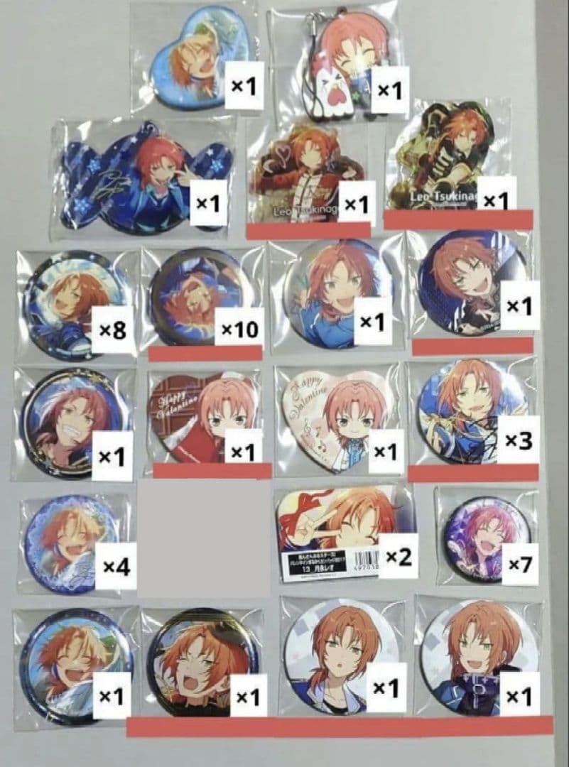 あんスタ　月永レオ　缶バッジ　ラバスト　アクキー　まとめ売り　まるかく