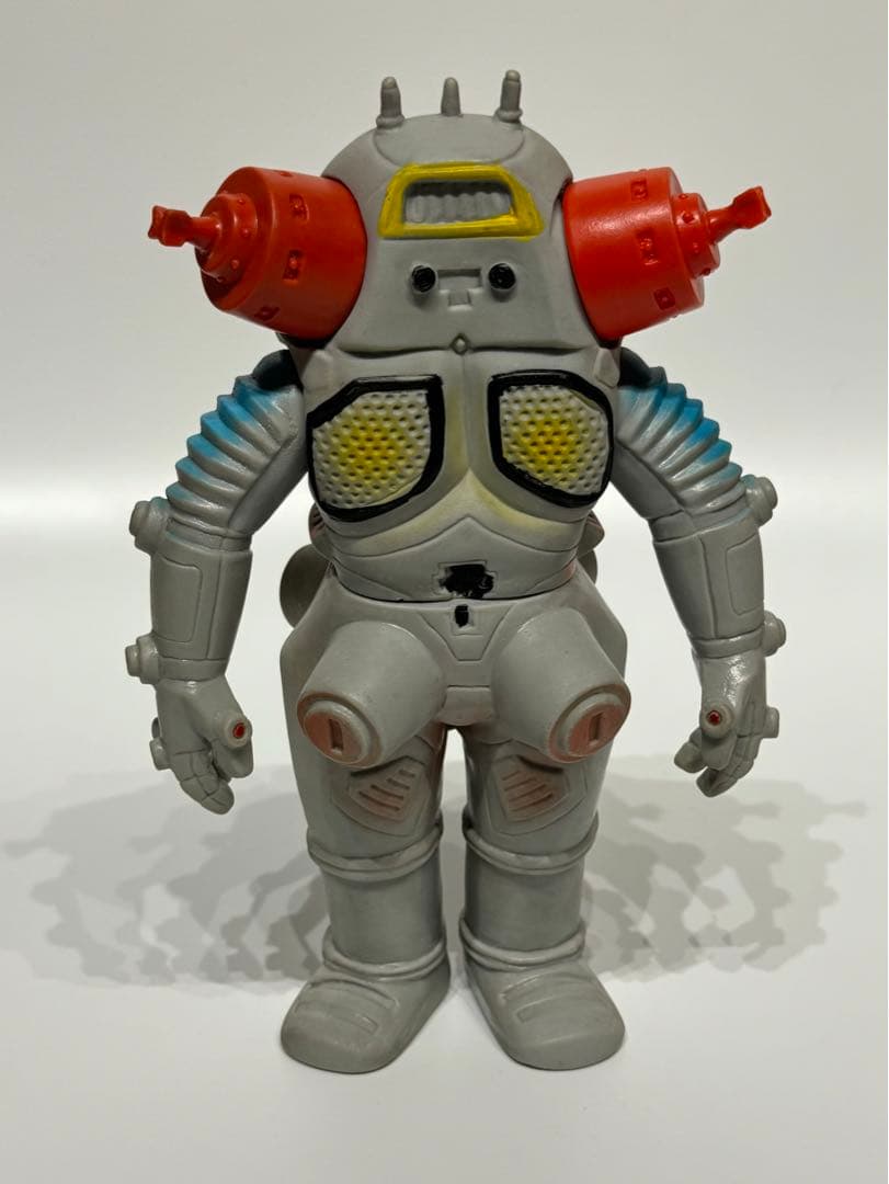 【秘蔵】マルサン　ブルマァク移行期　ソフビ　キングジョー　補修なし　当時物