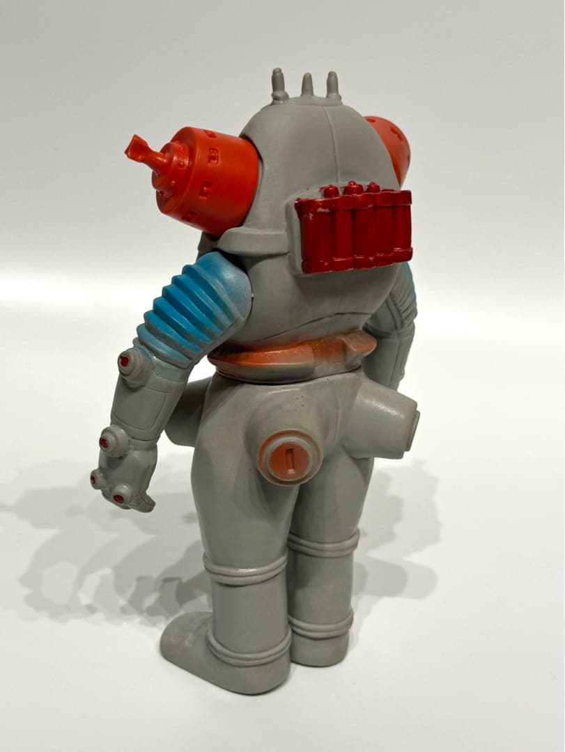 【秘蔵】マルサン　ブルマァク移行期　ソフビ　キングジョー　補修なし　当時物