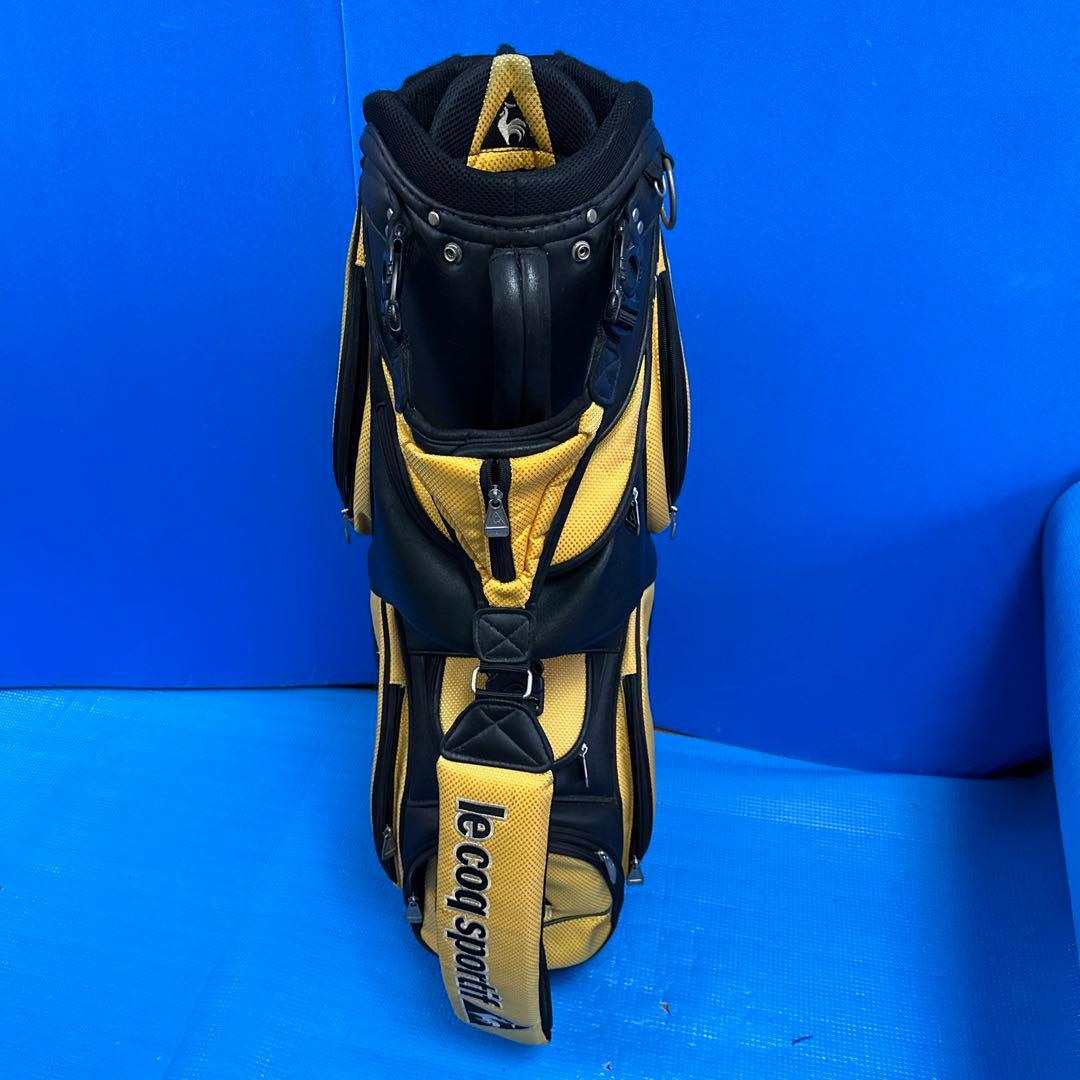 le Coq Sportif キャディバッグ イエロー/ブラック