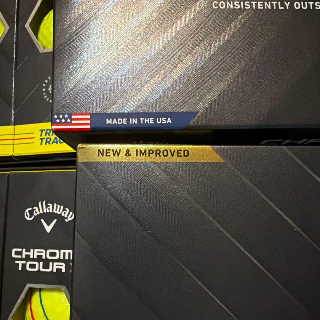 Callaway Chrome Tour X ゴルフボール 2箱セット　NEW