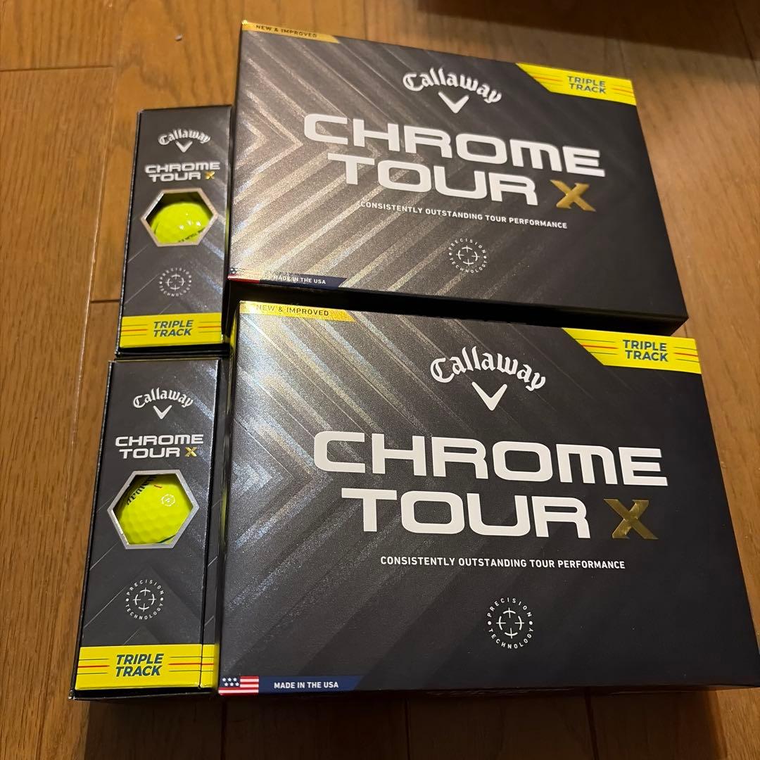 Callaway Chrome Tour X ゴルフボール 2箱セット　NEW