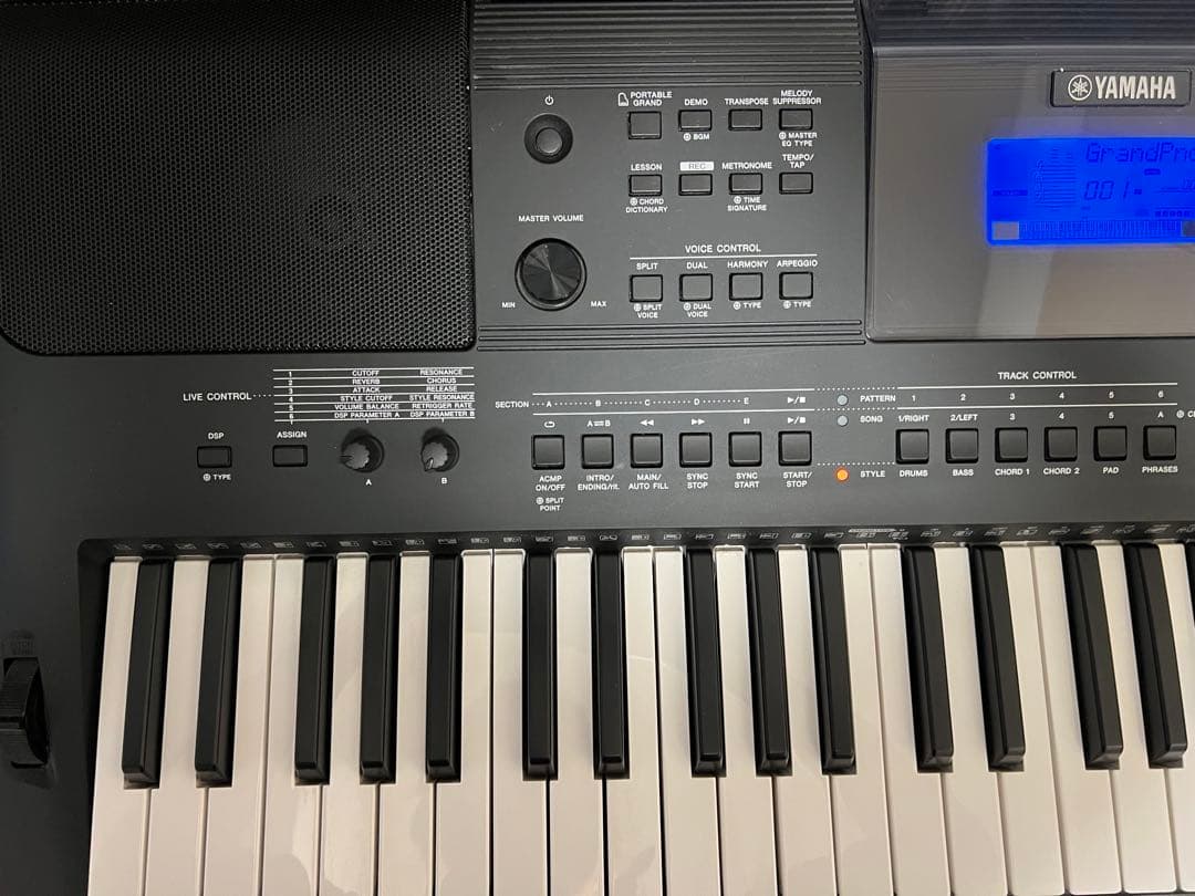 即発送 YAMAHA PSR-E453 61鍵　アダプター　スタンド カバー付き