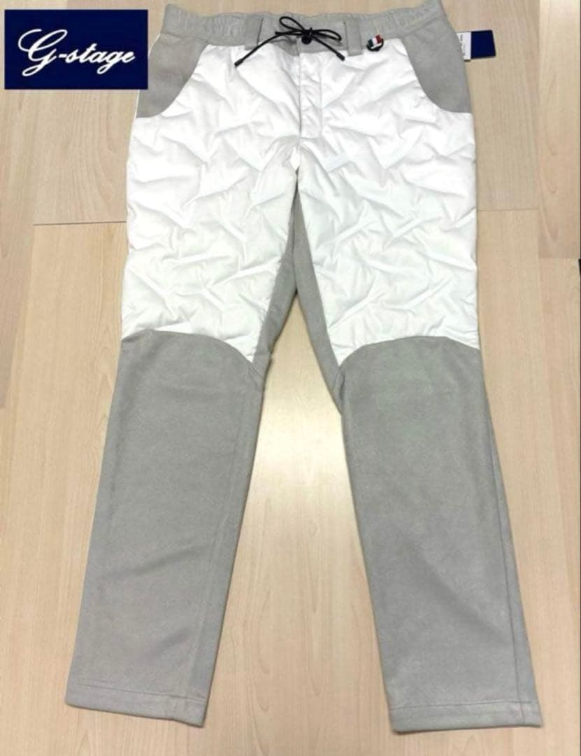 新品2.5万 高級 G-stageダウンハイブリッドパンツ ムータマリン50上品