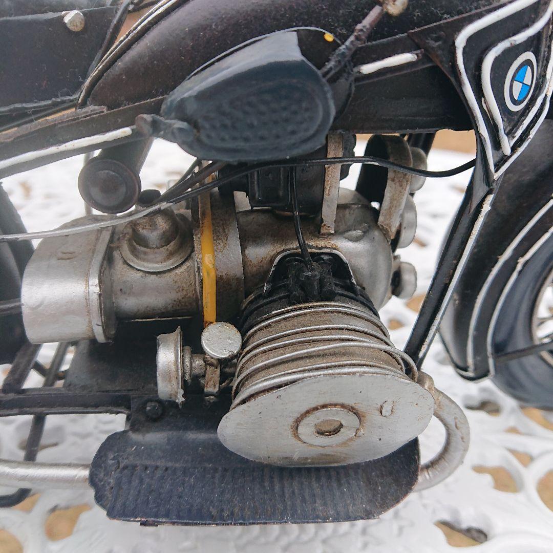  ミニチュアオートバイ 金属製？長33幅10高16cm重750g