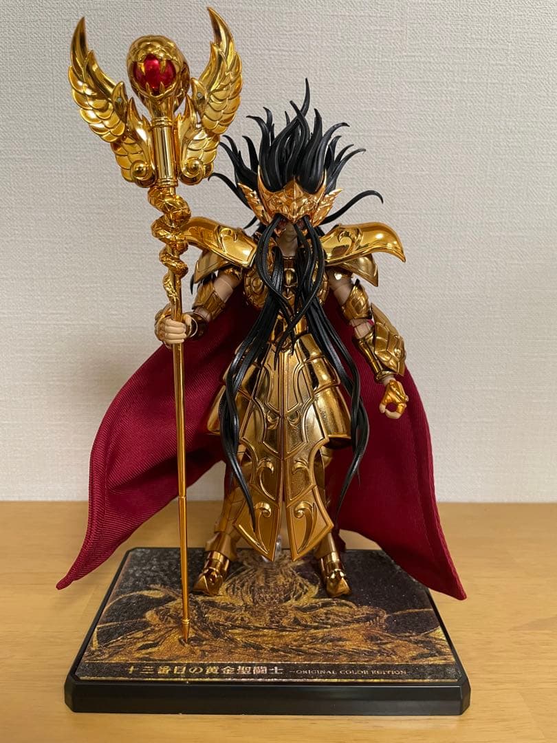 聖闘士聖衣神話EX オピュクスオデッセウス 黒髪&赤マント 海外製 聖闘士星矢