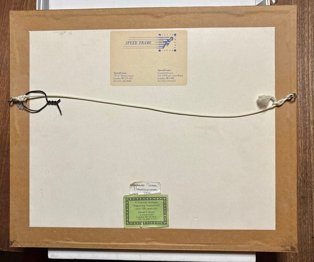 ロンドン ノーサンバーランド・ハウス1885年オリジナル手彩色鋼版画