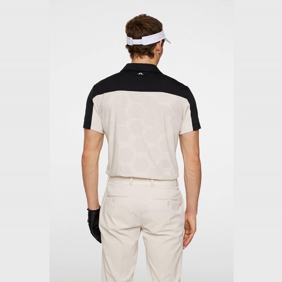 J.LINDEBERG TOUR COLLECTION ジャカード柄スリムポロ