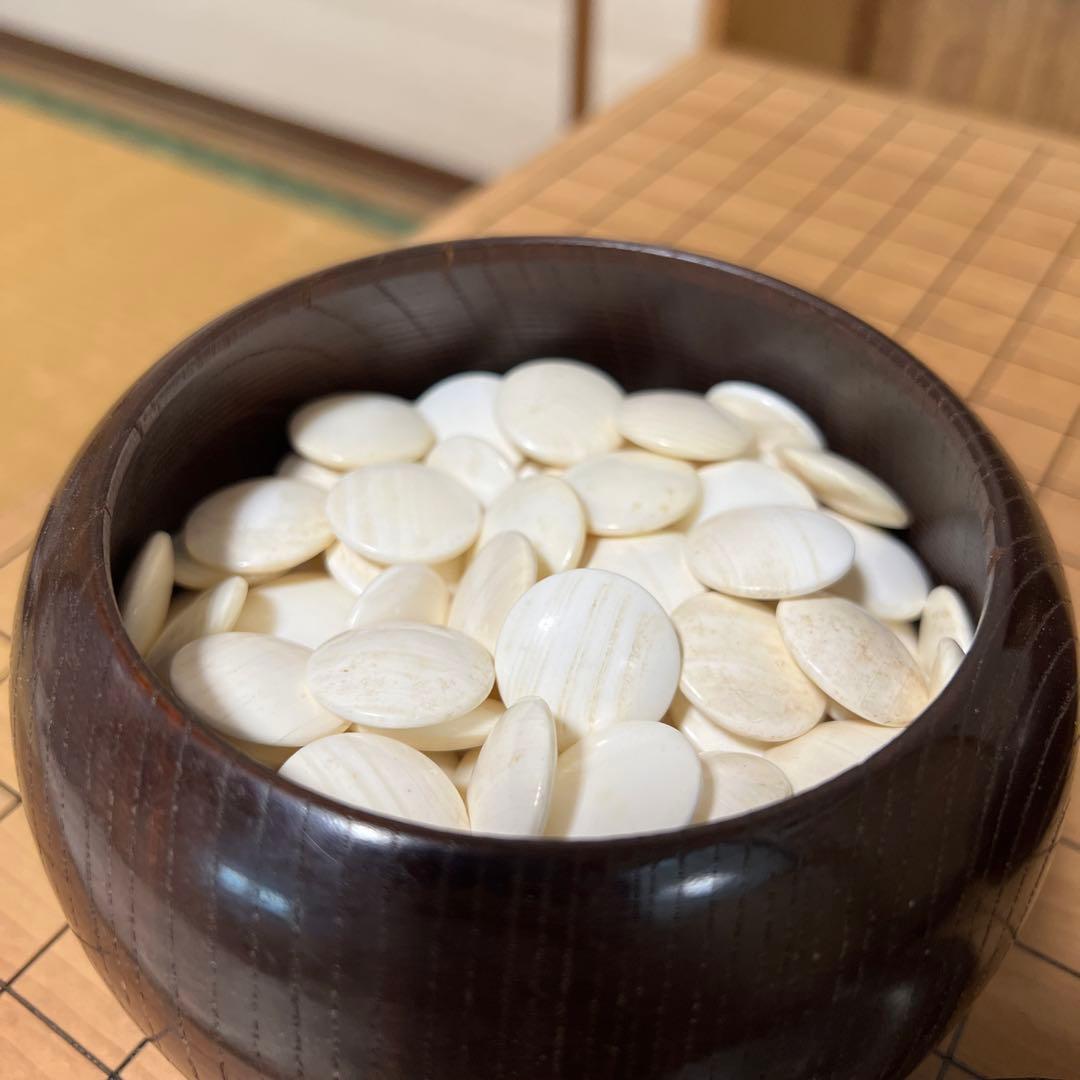 囲碁セット　木製・貝石製