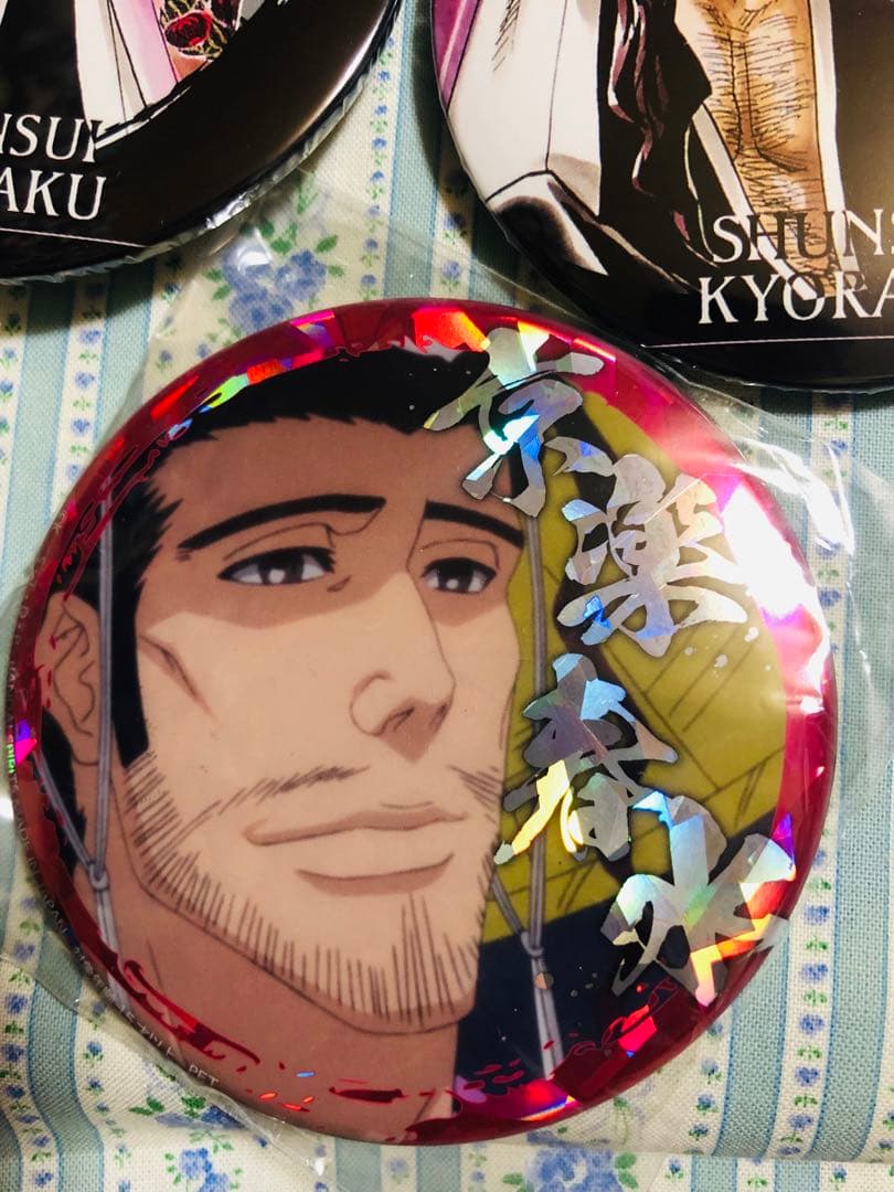 BLEACH 京楽春水　缶バッジ　懸賞限定　原作　コレクション　ホログラム