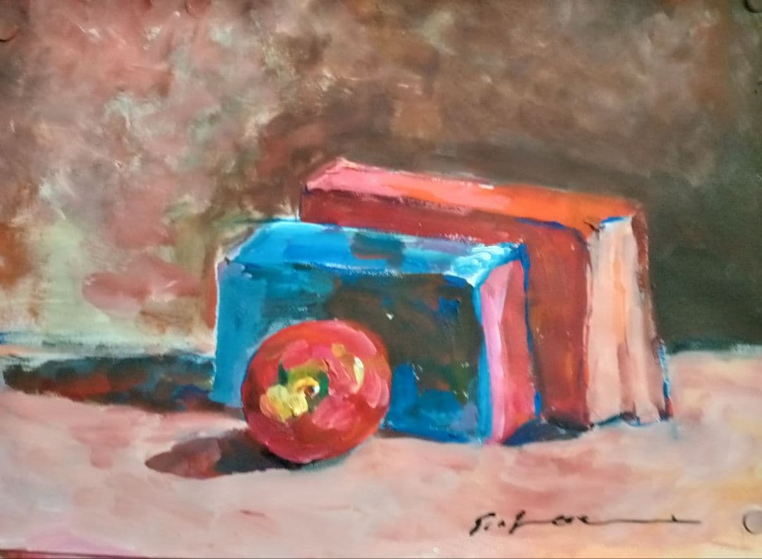 水彩静物絵『静物』