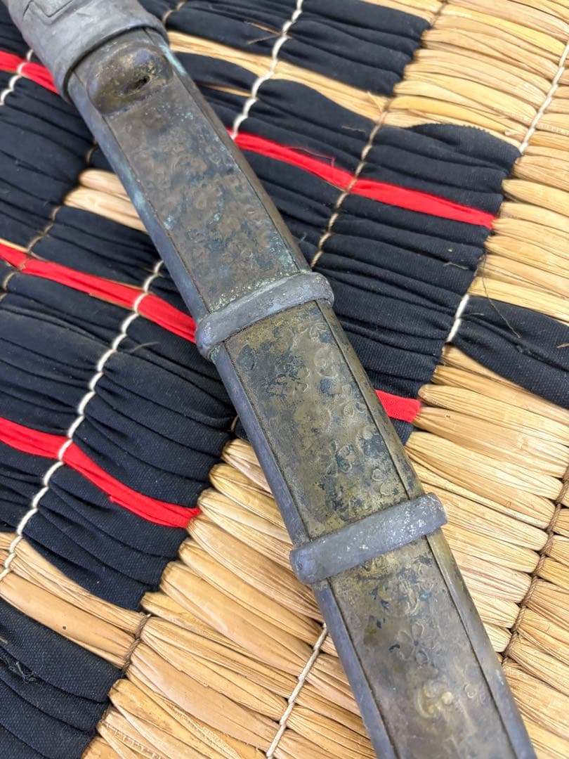 アイヌ　覆輪腰刀拵　タクネピコロ　エムシポ　拵　腰刀　刀装具　短刀拵