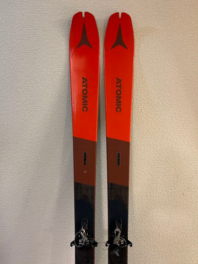 未使用新品　ATOMIC BACKLAND スキー板　ビンディング　スキン　一式
