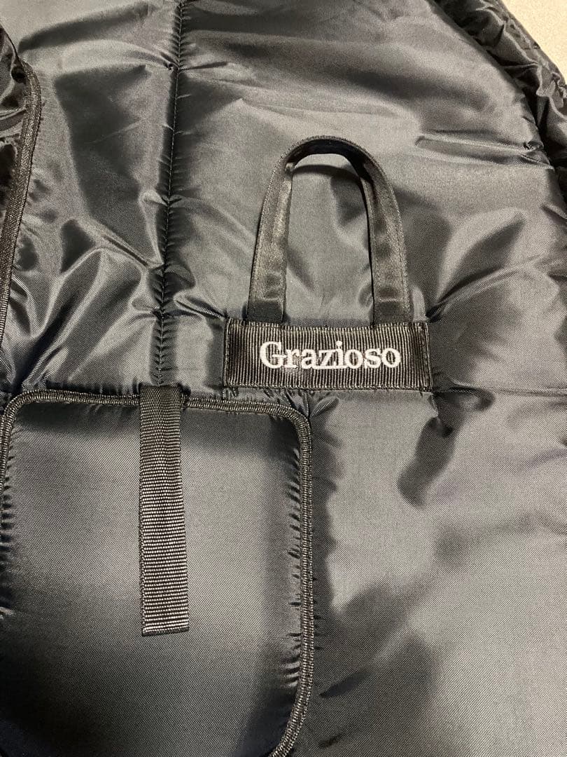 Grazioso コントラバスケース≪ブラック≫