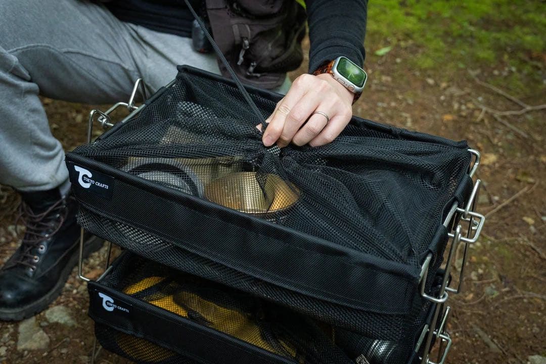 TOKYO CRAFTS バケットシェルフメッシュ　2点セット