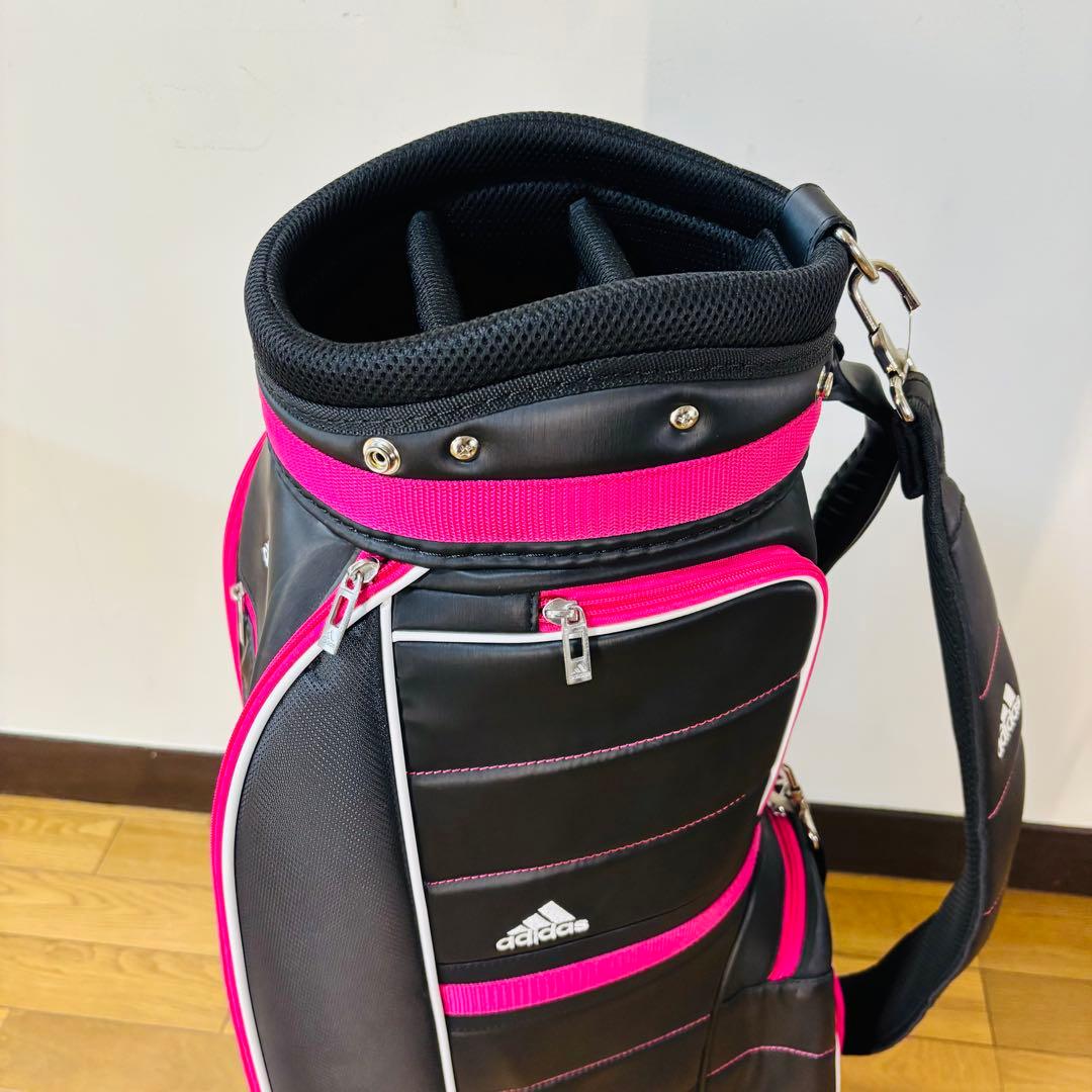 【ほぼ未使用品】adidas アディダス　レディースキャディバッグ 送料込み
