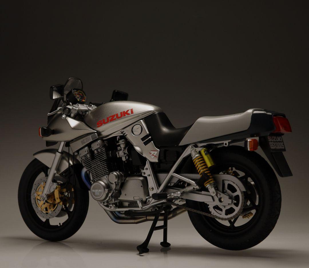＊ヒデプリ＊タミヤ 1/12 GSX1100S カタナ 全塗装完成品