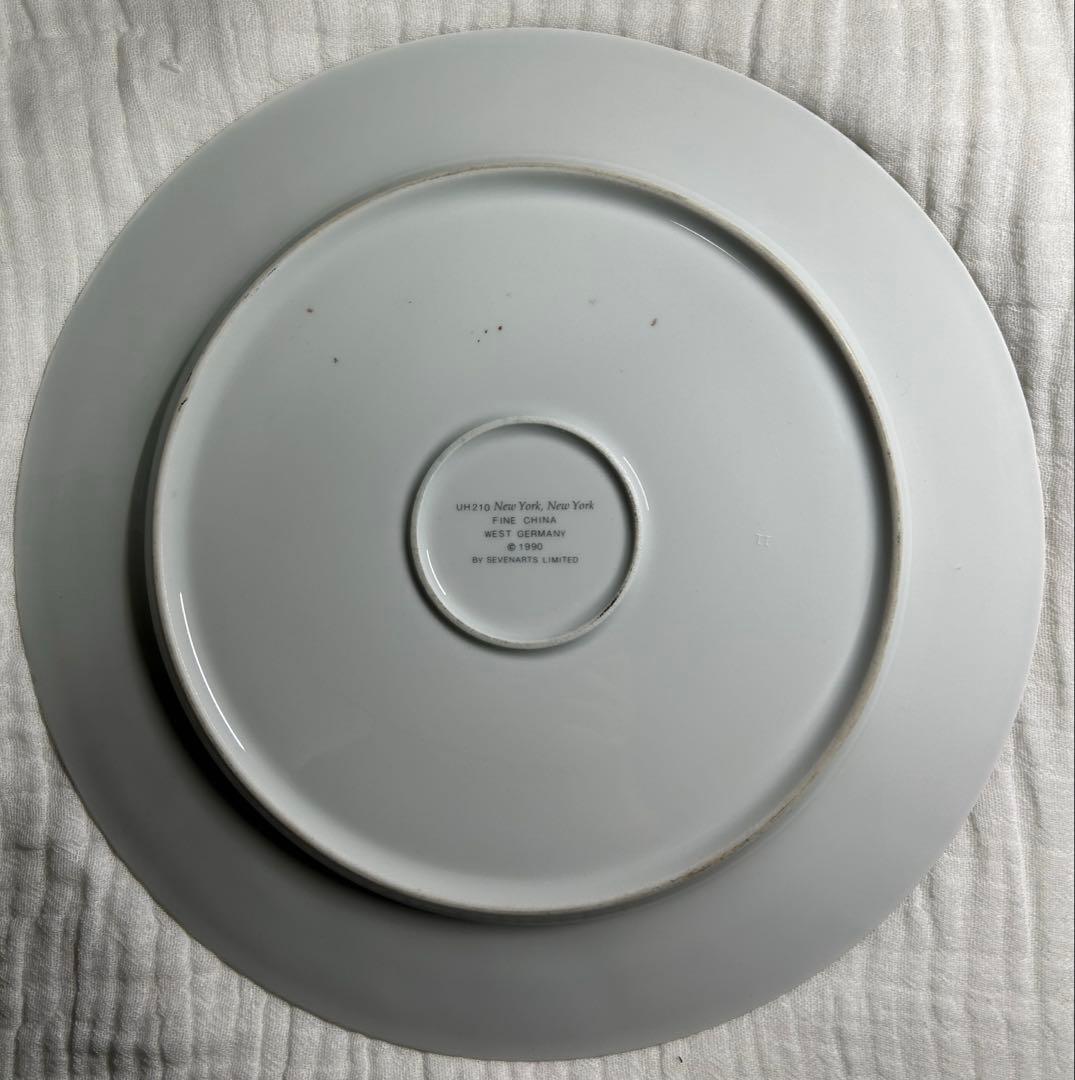 エルテ 『ニューヨーク、ニューヨーク』ファイン チャイナ 1990年 署名入