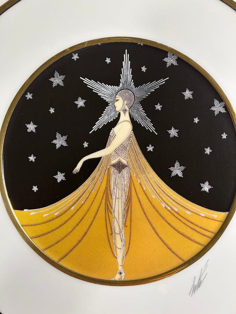 エルテ 『ニューヨーク、ニューヨーク』ファイン チャイナ 1990年 署名入