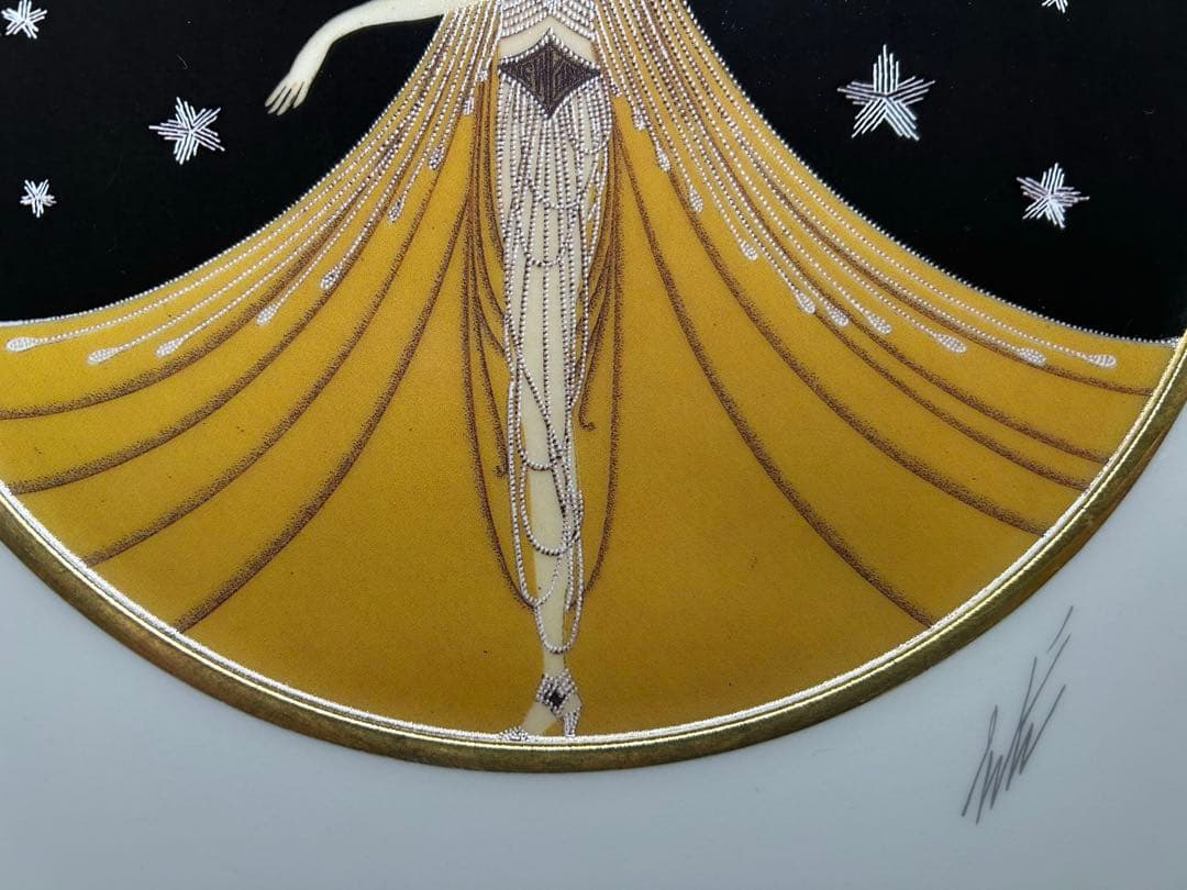 エルテ 『ニューヨーク、ニューヨーク』ファイン チャイナ 1990年 署名入