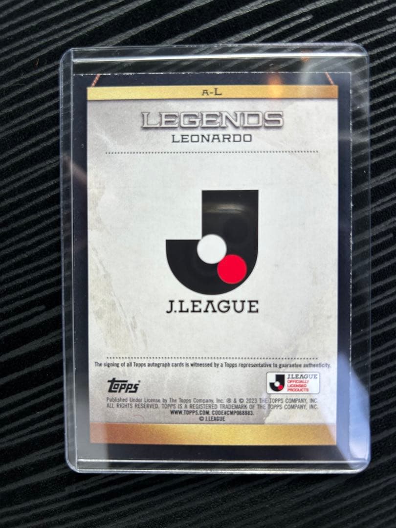 topps Jリーグ レオナルド サインカード