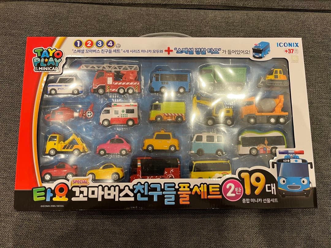 つっきー【新品未開封】Tayo ミニカーセット 19台