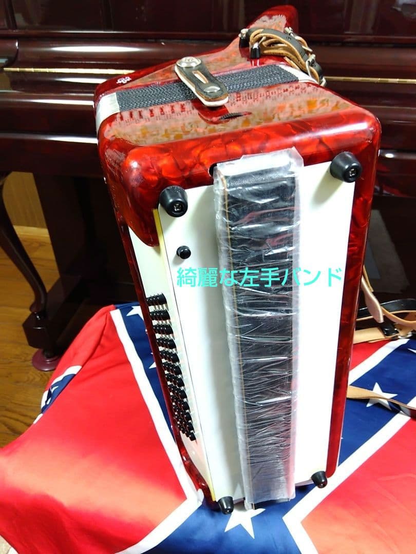 【美品即演奏可】YAMAHA YA48アコーディオン独奏高級モデル整備簡易調律済