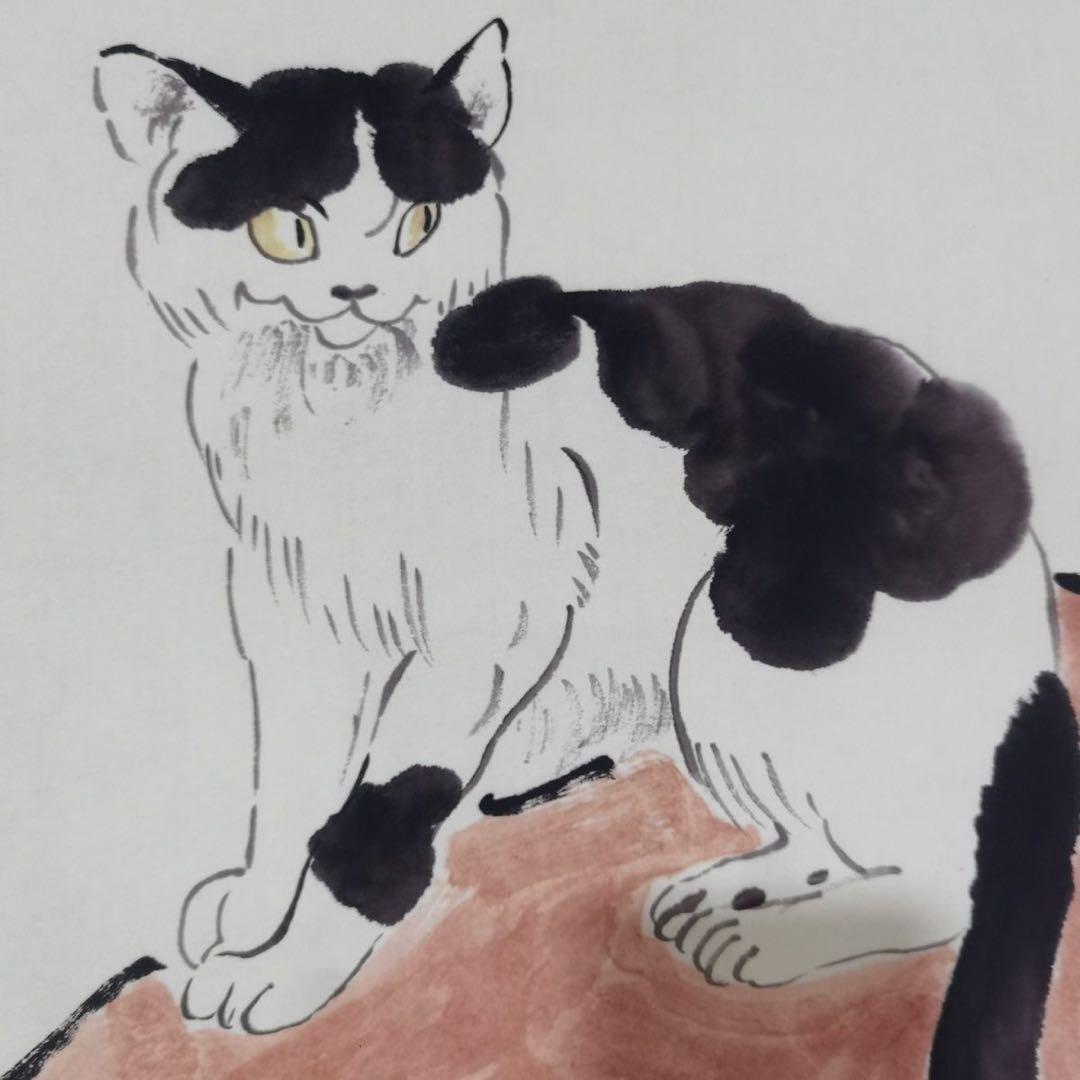 【特価】徐悲鸿 春月禽生 四条屏 掛け軸 中国画 花鳥画 中華美術 床の間