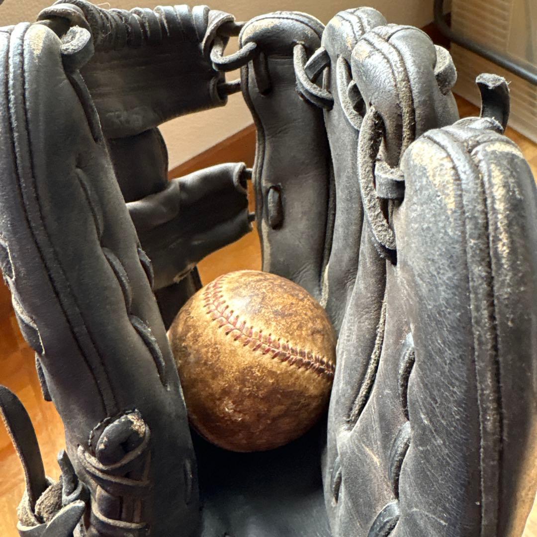 高校野球夏の県大会ベスト4主にサードと投手で使用！ミズノ硬式グローブ！