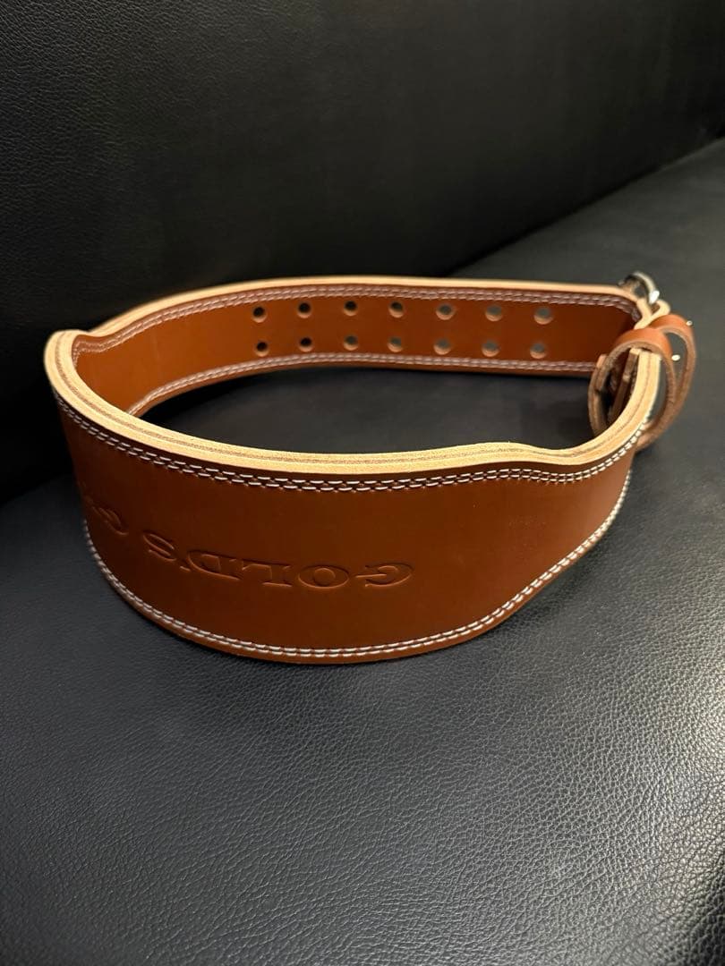 GOLD'S GYM G3324 プロレザーベルト Ｍサイズ