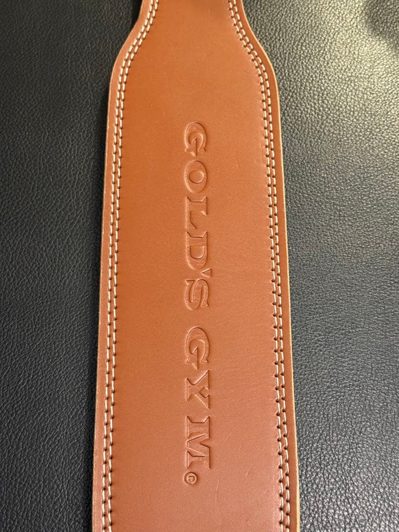 GOLD'S GYM G3324 プロレザーベルト Ｍサイズ