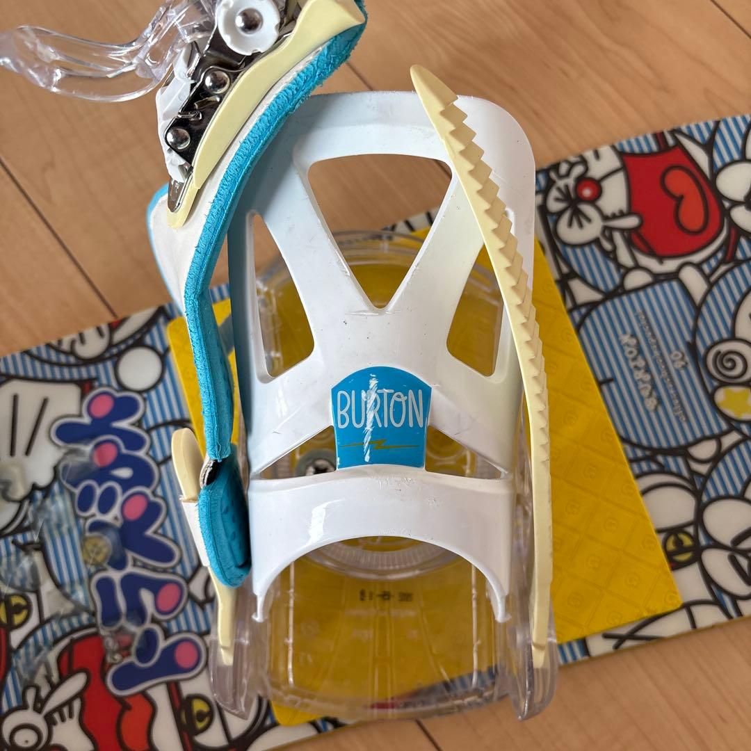 Burton×ドラえもん　スノーボード 90cm ブーツバインディングセット