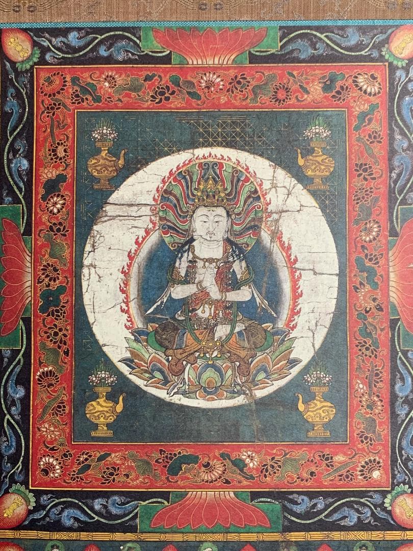 仏教美術 両界曼荼羅 胎蔵界 金剛界 大幅 双幅対 工芸掛軸 仏画883