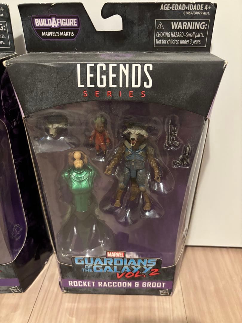 マーベルレジェンド ガーディアンズ スターロード ロケット hasbro