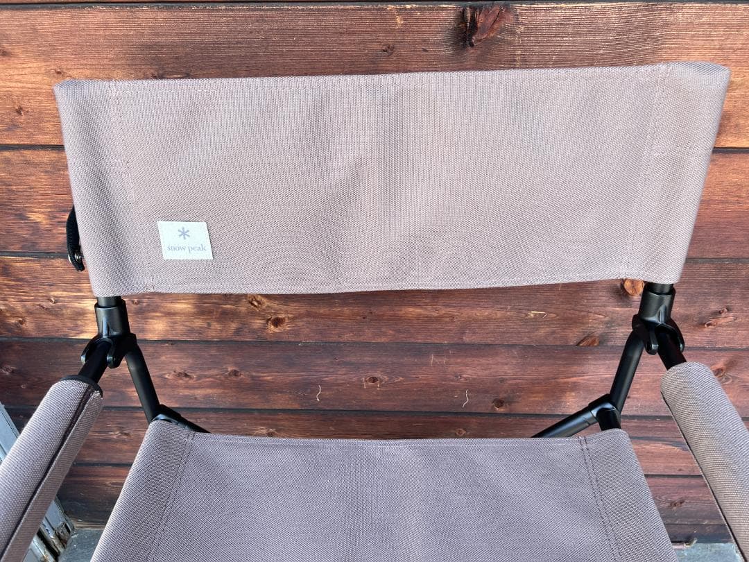 美品） peak FDチェアワイド グレー(LV-077GY)2脚セット