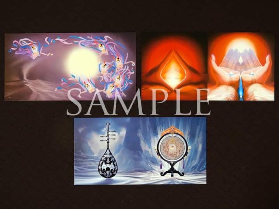 長岡秀星「絲綢之路創世」秀星の世界（アートカード３枚）