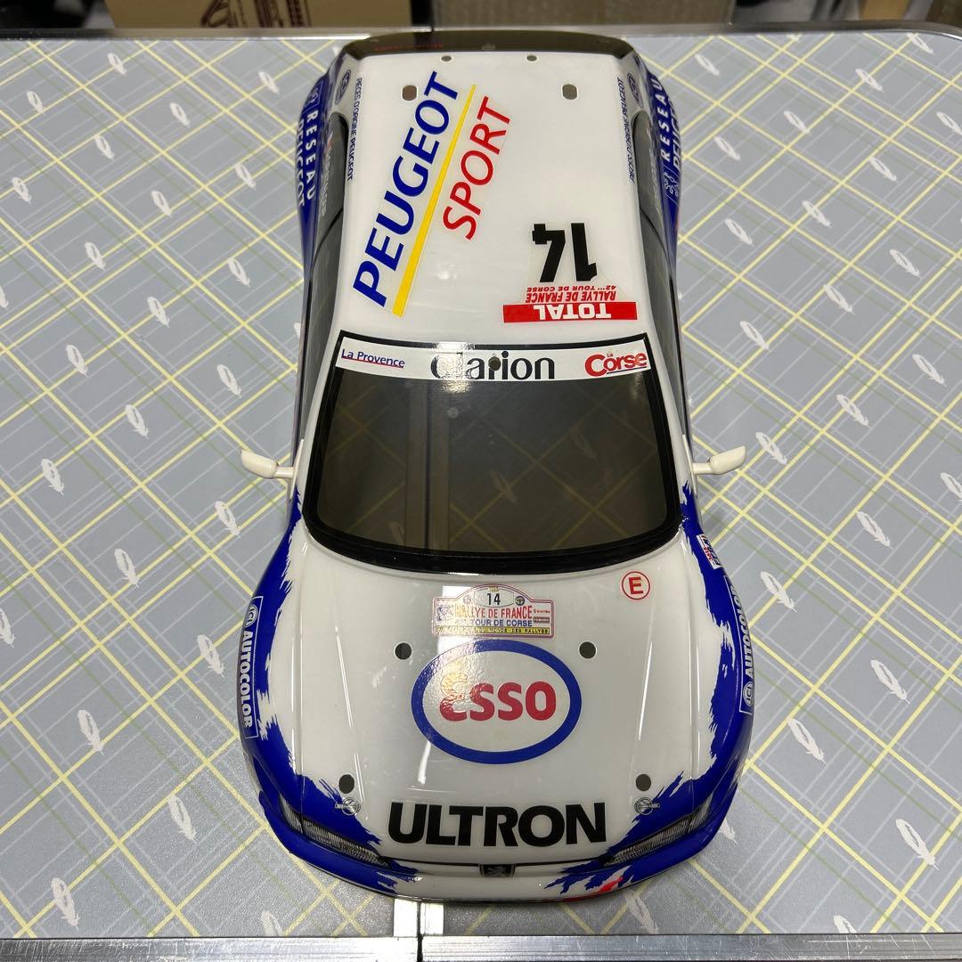 タミヤ　プジョー306MAXIボディ ラリーカラー